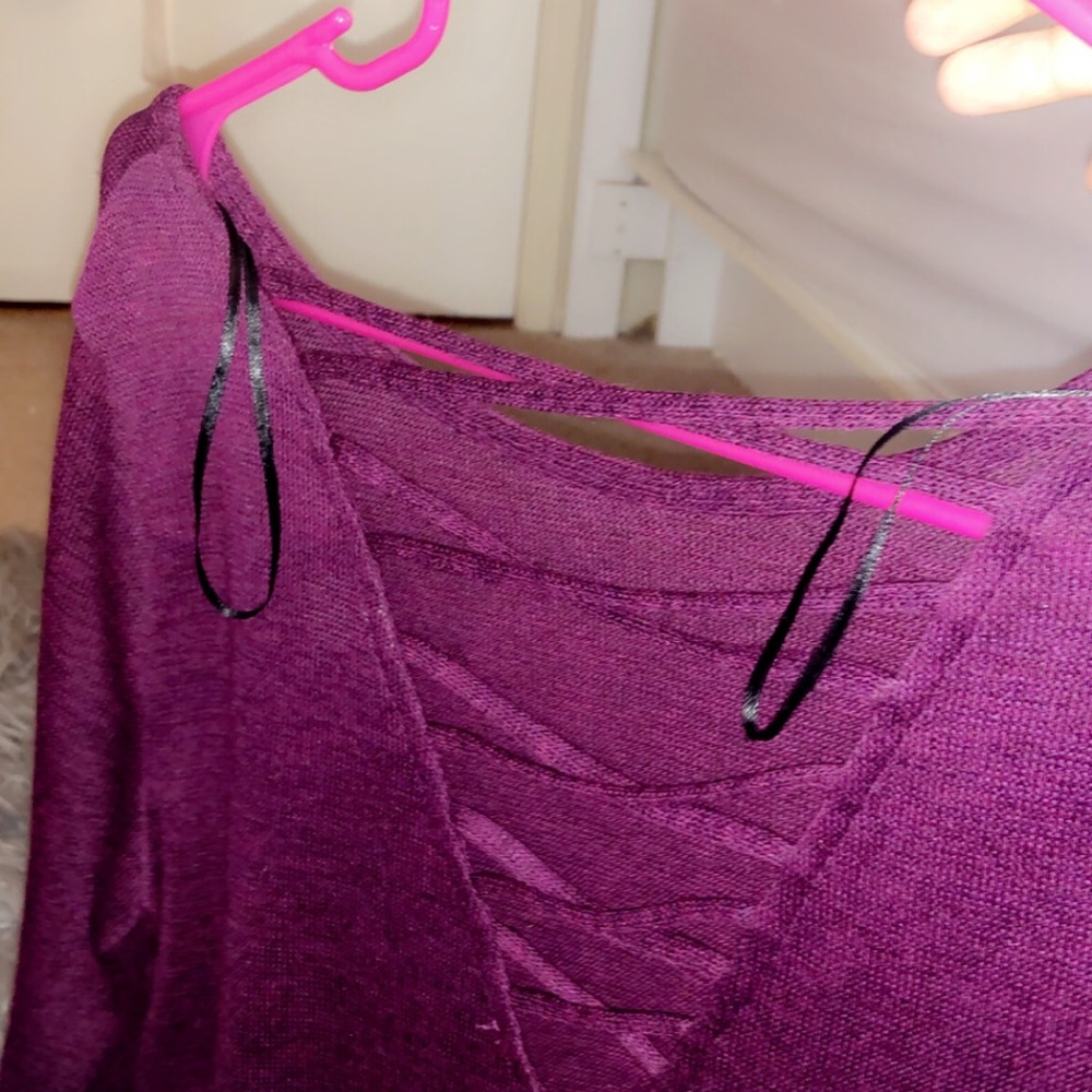 H&M Maroon Long Sleeve